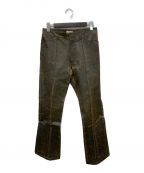 BED J.W. FORDベッドフォード）の古着「Chameleon coating trousers」｜ブラウン