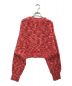 MAISON SPECIAL (メゾンスペシャル) Splashed Pattern Knit Wear　ローゲージニット レッド サイズ:Free：9800円