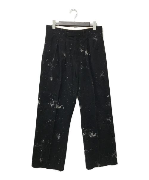 NEAT（ニート）NEAT (ニート) スプラッシュコーデュロイテーパードパンツ ブラック サイズ:48の古着・服飾アイテム