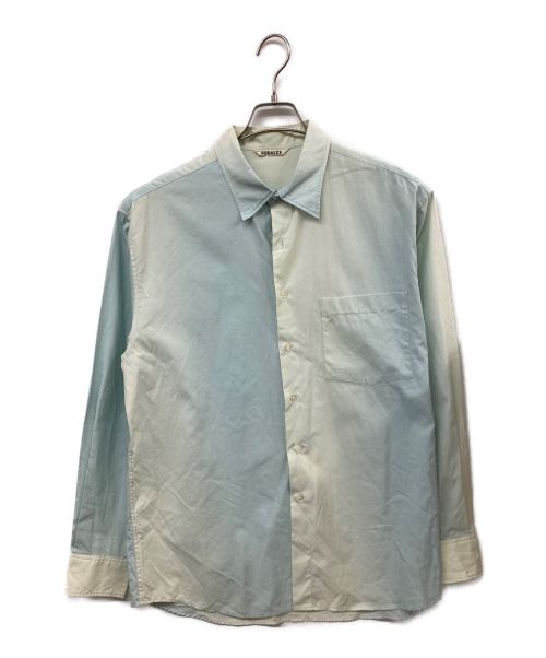 AURALEE（オーラリー）AURALEE (オーラリー) グラデーションデザインシャツ ブルー サイズ:記載無しの古着・服飾アイテム