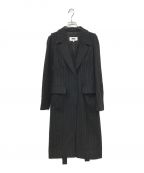 MM6 Maison Margielaエムエムシックス メゾンマルジェラ）の古着「スリーブデザインコート」｜ブラック