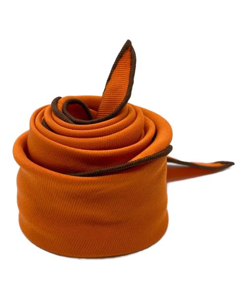 HERMES（エルメス）HERMES (エルメス) ロザンジュシルクスカーフ オレンジの古着・服飾アイテム