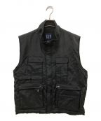 OLD GAPオールドギャップ）の古着「Tactical Nylon fleece Vest」｜ブラック