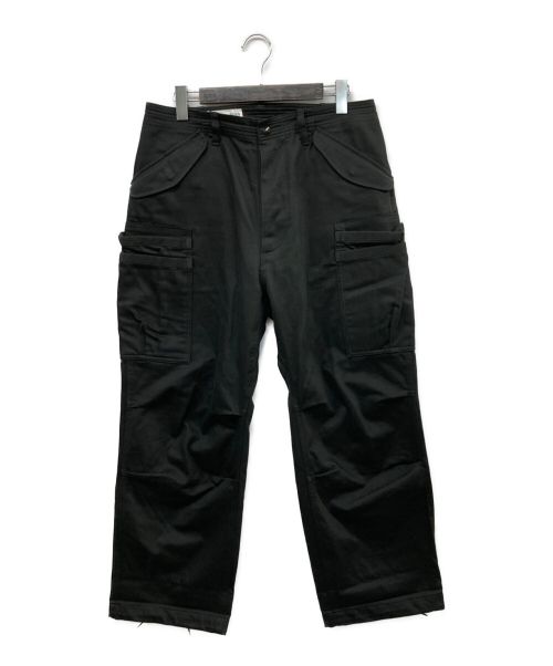 SASSAFRAS（ササフラス）SASSAFRAS (ササフラス) Overgrown Fatigue Pants ブラック サイズ:Mの古着・服飾アイテム