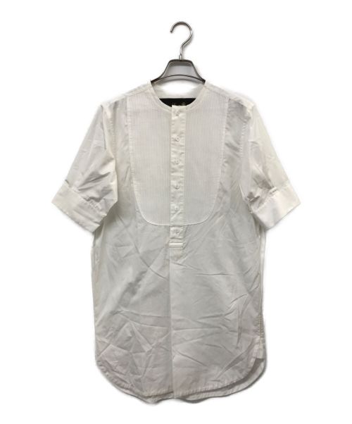 DRAWER（ドゥロワー）Drawer (ドゥロワー) ピンタックチュニック ホワイト サイズ:36の古着・服飾アイテム