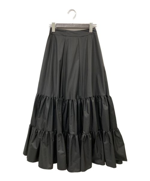 ENCHAR（エンチャール）ENCHAR (エンチャール) メモリーティアードスカート ブラック サイズ:Ｆｒｅｅの古着・服飾アイテム