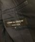 中古・古着 COMME des GARCONS HOMME PLUS (コムデギャルソンオムプリュス) 23SS Tailored Jacket ウールギャバテーラードジャケット ブラック サイズ:S：35000円