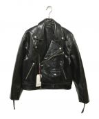 MAISON SPECIALメゾンスペシャル）の古着「Vegan Leather Riders Jacket」｜ブラック