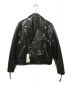 MAISON SPECIAL（メゾンスペシャル）の古着「Vegan Leather Riders Jacket」｜ブラック