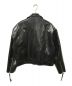 MAISON SPECIAL (メゾンスペシャル) Vegan Leather Riders Jacket ブラック サイズ:36 未使用品：18000円