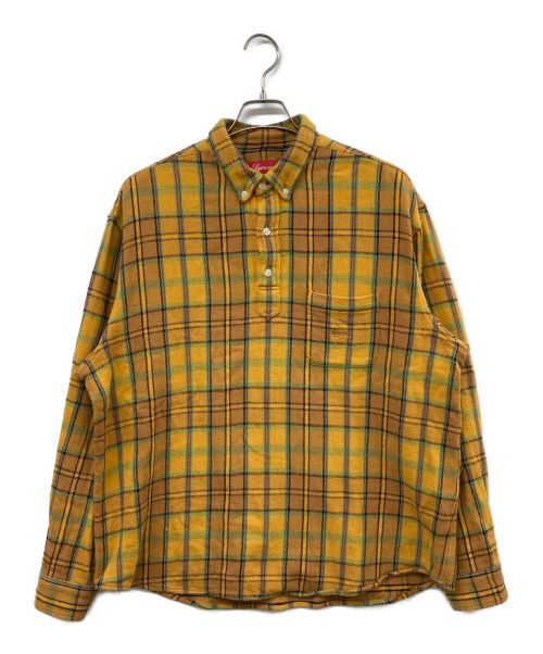 SUPREME（シュプリーム）Supreme (シュプリーム) 23SS Pullover Plaid Flannel Shirt オレンジ サイズ:Mの古着・服飾アイテム