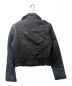 ALL SAINTS (オールセインツ) AYRA LEATHER BIKER JACKET シープレザーライダースジャケット ブラック サイズ:32：20000円