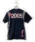 COMME des GARCONS HOMME PLUS (コムデギャルソンオムプリュス)  05SS ピンクパンサー期 コラボロゴTシャツ ブラック×ピンク サイズ:M：15000円