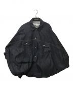 JUNYA WATANABE COMME des GARCONS(ジュンヤワタナベ コムデギャルソン）の古着「Oversized denim jacket」｜ブラック