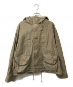 Name.ネーム）の古着「COTTON RIPSTOP HOODED SHIRTS」｜オリーブ