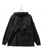 STONE ISLANDストーンアイランド）の古着「logo-patch hooded jacket ロゴパッチフードジャケット」｜ブラック