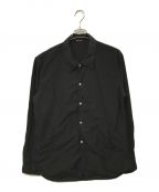 COMME des GARCONS HOMME DEUXコムデギャルソン オム ドゥ）の古着「製品染めスナップボタンシャツ」｜ブラック
