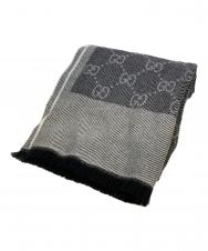 GUCCI (グッチ) GG柄マフラー グレー