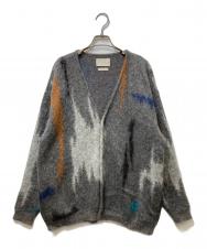 YOKE (ヨーク) STILL JACQUARD CARDIGAN/スティルジャガードカーディガン グレー サイズ:2