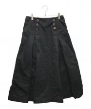tricot COMME des GARCONS (トリココムデギャルソン) フロントボタンデザインスカート ブラック サイズ:M