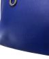 中古・古着 OROTON (オロトン) エンボスレザートートバッグ ブルー：2480円