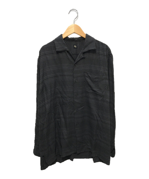 KAPTAIN SUNSHINE（キャプテンサンシャイン）KAPTAIN SUNSHINE (キャプテンサンシャイン) Open Collar L/S Shirt グレー サイズ:36の古着・服飾アイテム