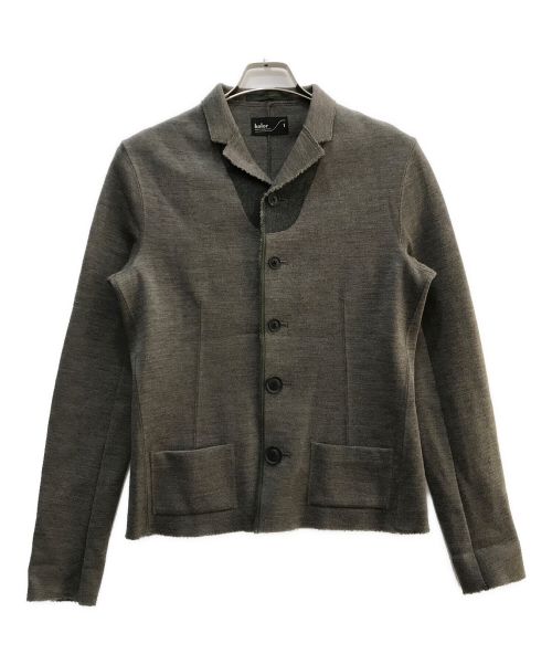 KOLOR（カラー）KOLOR (カラー) ダンホールニットジャケット グレー サイズ:1の古着・服飾アイテム