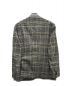 ETONNE (エトネ) グレンチェック3Bジャケット ブラック サイズ:165cm-6Drop：3980円
