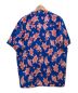 Seagreen (シーグリーン) オープンカラーシャツ ブルー サイズ:03：1980円