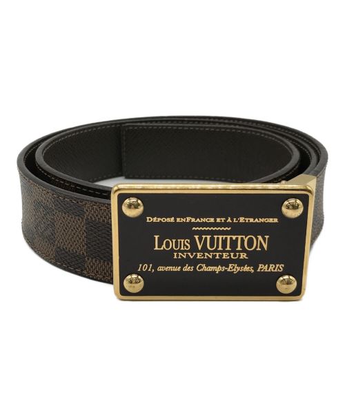 LOUIS VUITTON（ルイ ヴィトン）LOUIS VUITTON (ルイ ヴィトン) サンチュール アンヴァントゥール ブラウン サイズ:95/38の古着・服飾アイテム
