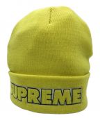SUPREME（シュプリーム）の古着「Outline Beanie WORLD FAMOUS」｜イエロー