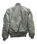 ALPHA (アルファ) リバーシブルMA-1ジャケット グレー サイズ:XSMALL：4800円