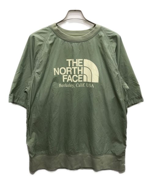 THE NORTHFACE PURPLELABEL（ザ・ノースフェイス パープルレーベル）THE NORTHFACE PURPLELABEL (ザ ノースフェイス パープルレーベル) ラグランロゴプリントTシャツ グリーン サイズ:XLの古着・服飾アイテム