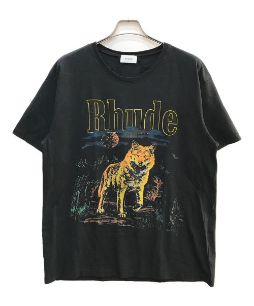 RHUDE（ルード）RHUDE (ルード) WOLF T-SHIRT ブラック サイズ:Sの古着・服飾アイテム