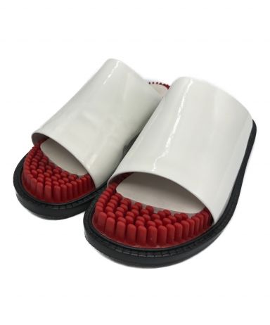 中古・古着通販】KENZO (ケンゾー) サンダル レッド×ホワイト サイズ 