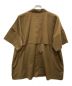 BASISBROEK (バージスブルック) DEED オーバーサイズシャツ ブラウン サイズ:2：6800円