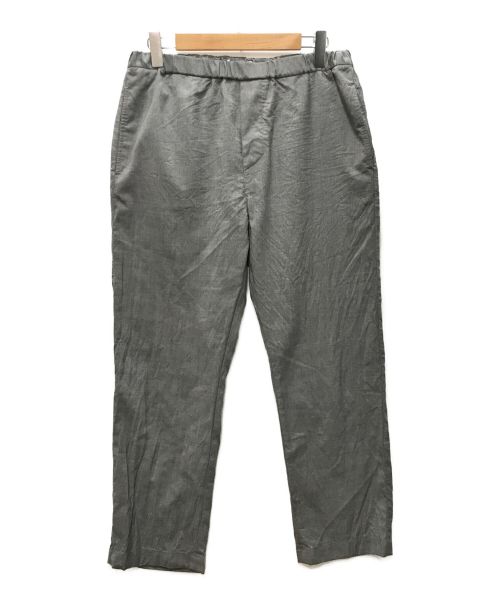 OAMC（オーエーエムシー）OAMC (オーエーエムシー) Cropped Drawdord Trousers グレー サイズ:LARGEの古着・服飾アイテム