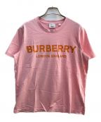 BURBERRYバーバリー）の古着「ロゴプリントTシャツ」｜ピンク