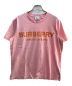 BURBERRY（バーバリー）の古着「ロゴプリントTシャツ」｜ピンク