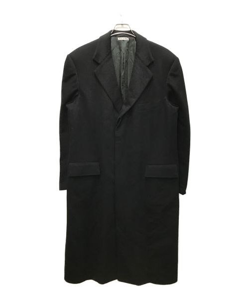 HERMES（エルメス）HERMES (エルメス) カシミヤチェスターコート ブラック サイズ:52の古着・服飾アイテム