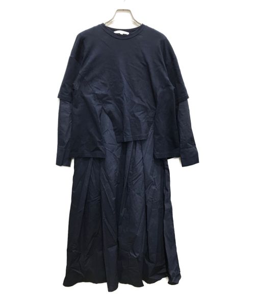 ENFOLD（エンフォルド）ENFOLD (エンフォルド) DRESS ネイビー サイズ:36の古着・服飾アイテム