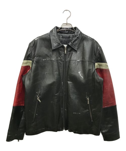 wilsons leather（ウィルソンズレザー）wilsons leather (ウィルソンズレザー) 【OLD】レザージャケット ブラック サイズ:Lの古着・服飾アイテム