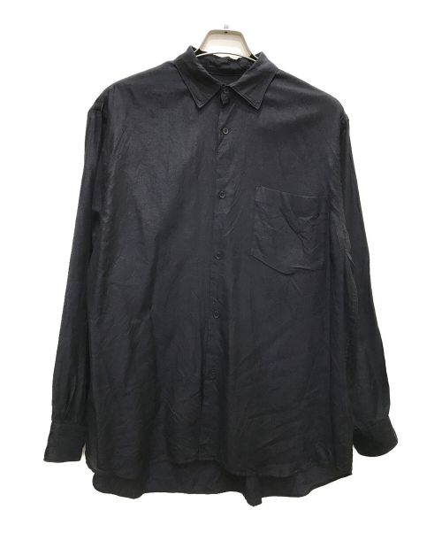 COMOLI（コモリ）COMOLI (コモリ) ウールシルク コモリシャツ ネイビー サイズ:2の古着・服飾アイテム