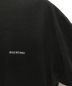 中古・古着 BALENCIAGA (バレンシアガ) スモールロゴプリントTシャツ ブラック サイズ:S：14800円