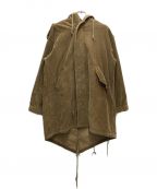 APPLEBUMアップルバム）の古着「Corduroy Army Coat」｜ブラウン