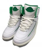 NIKEナイキ）の古着「Air Jordan 2 Retro」｜ホワイト×グリーン