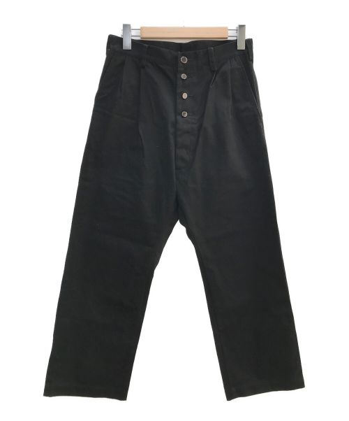 FUMITO GANRYU（フミトガンリュウ）FUMITO GANRYU (フミトガンリュウ) Chino sarouel pants ブラック サイズ:1の古着・服飾アイテム
