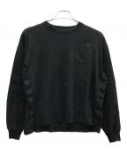 sacai）の古着「S Cotton Jersey L/S T-Shirt」｜ブラック