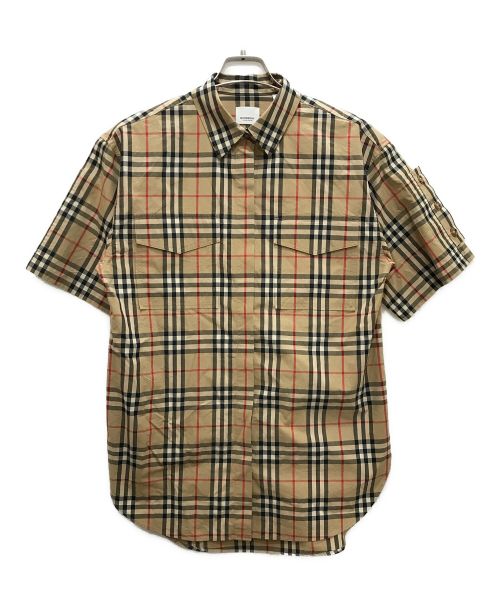 BURBERRY（バーバリー）BURBERRY (バーバリー) ノバチェックシャツ ベージュ サイズ:40の古着・服飾アイテム