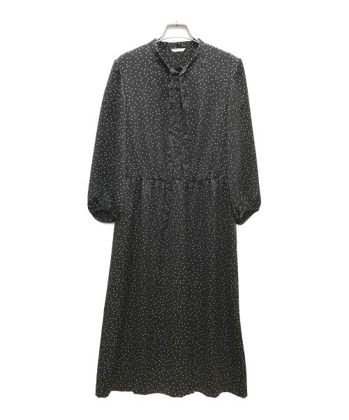 AMACA（アマカ）AMACA (アマカ) ランダムドットワンピース ブラック サイズ:40の古着・服飾アイテム